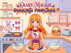Diary Maggie Making Pancake เกมออนไลน์
