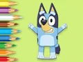 Coloring Book: Happy Bluey เกมออนไลน์