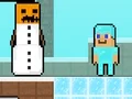 Noob vs Pro Snowman เกมออนไลน์