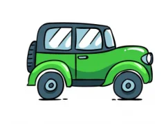 Cartoon Cars Spot The Difference เกมออนไลน์