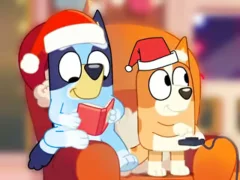 Jigsaw Puzzle: Bluey Christmas Party เกมออนไลน์