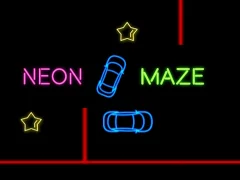 Neon Car Maze เกมออนไลน์