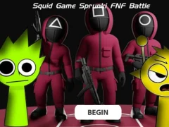 Squid Game Sprunki Fnf Battle เกมออนไลน์