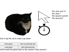 Spinning Cat Clicker เกมออนไลน์