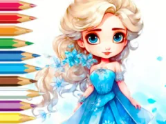 Coloring Book: Frozen Princess เกมออนไลน์