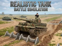 Realistic Tank Battle Simulation เกมออนไลน์