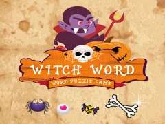 Witch Word Halloween Puzzel Game เกมออนไลน์