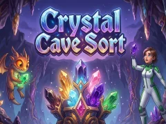 Crystal Cave Sort เกมออนไลน์