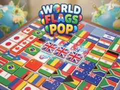 World Flags Pop เกมออนไลน์
