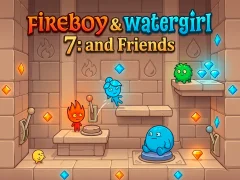 Fireboy & Watergirl 7: and Friends เกมออนไลน์