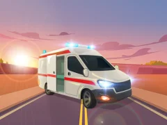 Ambulance Traffic Drive เกมออนไลน์