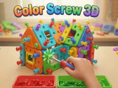 Color Screw 3D เกมออนไลน์