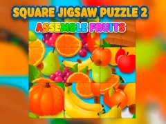 Square jigsaw Puzzle 2 - Assemble Fruits เกมออนไลน์