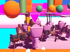Fall Skibidi Toilet เกมออนไลน์