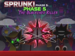 Sprunki Phase 5: The Blackened Killer เกมออนไลน์