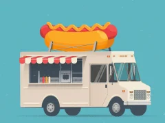 Food Trucks Jigsaw เกมออนไลน์