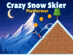 Crazy Snow Skier: Platformer เกมออนไลน์