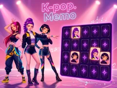 K-pop. Memo เกมออนไลน์