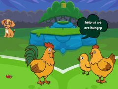 Feed Hungry Hen Family เกมออนไลน์