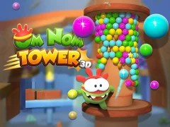 Om Nom Tower 3D เกมออนไลน์