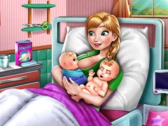 Ice Princess Twins Birth เกมออนไลน์