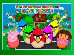 Famous Cartoon Characters Eggs เกมออนไลน์