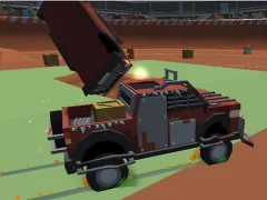 Pixel Car Cash Demolition V1 เกมออนไลน์