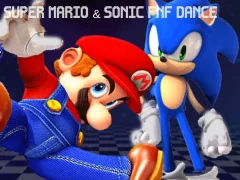 Super Mario & Sonic FNF Dance เกมออนไลน์