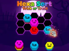 Hexa Sort Trick or Treat เกมออนไลน์