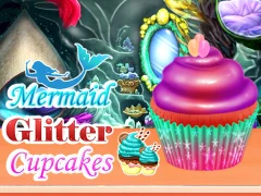 Mermaid Glitter Cupcakes เกมออนไลน์