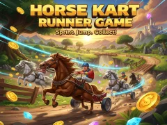 Horse Kart Runner Game เกมออนไลน์