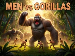 Men Vs Gorillas เกมออนไลน์