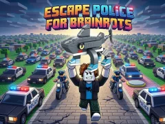 Escape Police for Brainrots เกมออนไลน์