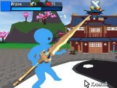 Obby Stickman On Swords เกมออนไลน์