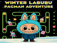 Winter Labubu Pacman Adventure เกมออนไลน์