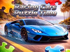 Racing Cars Puzzle Time เกมออนไลน์