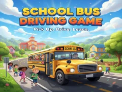 School Bus Driving Game เกมออนไลน์