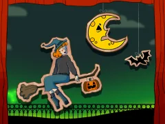 Halloween Witch Fly เกมออนไลน์