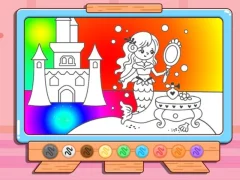 Coloring Book: Mermaid Makeup เกมออนไลน์