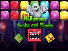 Halloween Snake and Blocks เกมออนไลน์