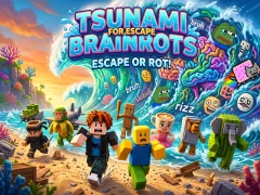 Tsunami For Escape Brainrots เกมออนไลน์