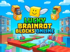Lucky Brainrot Blocks Online เกมออนไลน์