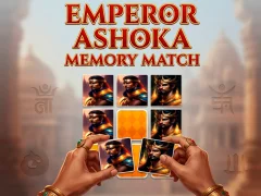 Emperor Ashoka Memory Match เกมออนไลน์