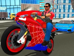 Hero Stunt Spider Bike Simulator 3d เกมออนไลน์