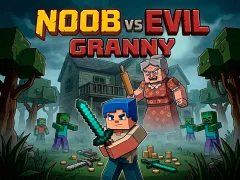 Noob vs Evil Granny เกมออนไลน์