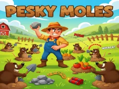 Pesky Moles เกมออนไลน์