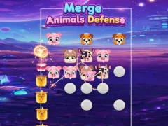 Merge Animals Defence เกมออนไลน์
