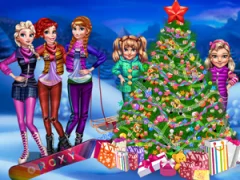 Princesses Christmas tree เกมออนไลน์