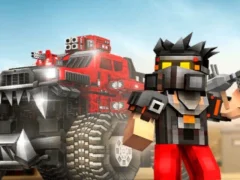 Blocky Cars: Car Battle เกมออนไลน์