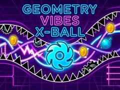 Geometry Vibes X-Ball เกมออนไลน์